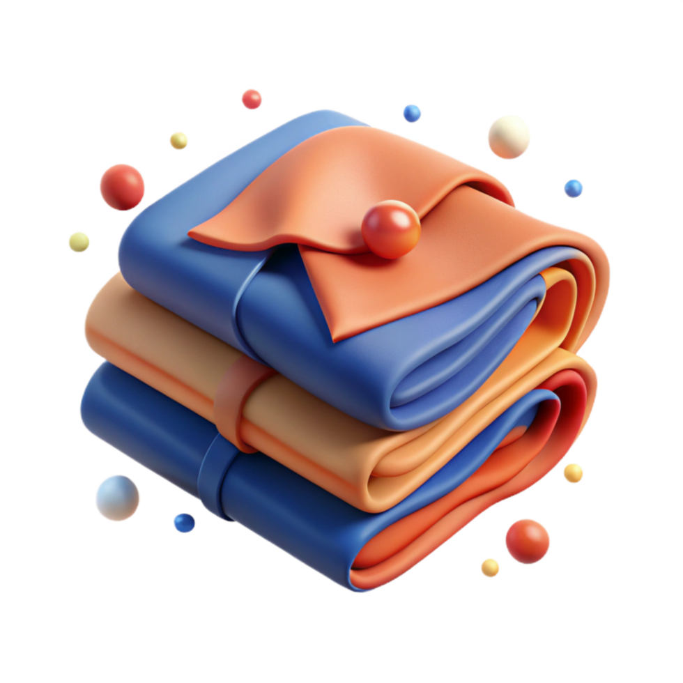 wonderful contemporary Folded Flag Icon Cutout with Crisp Detail premium png