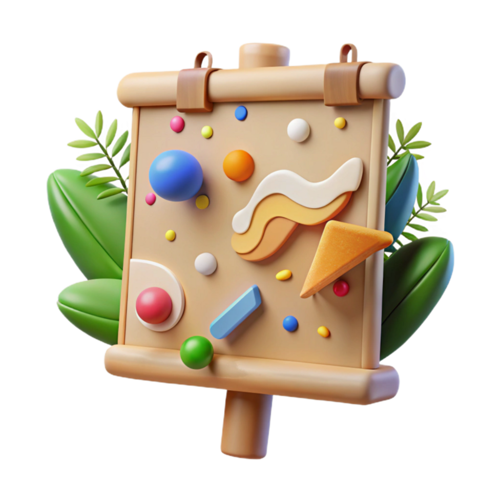 wonderful minimalist Educational Sign About Biodiversity Transparent Background exclusive png