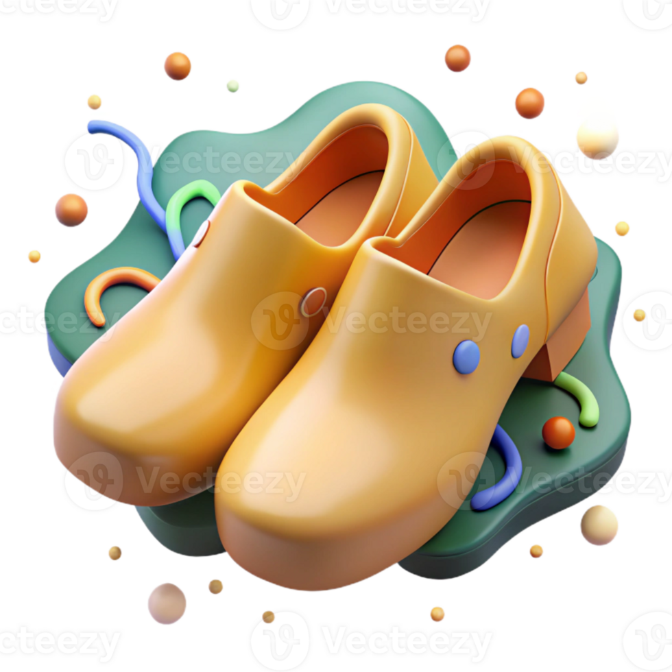 magnificent creative Dutch Clogs in Classic Style Cutout Element original png