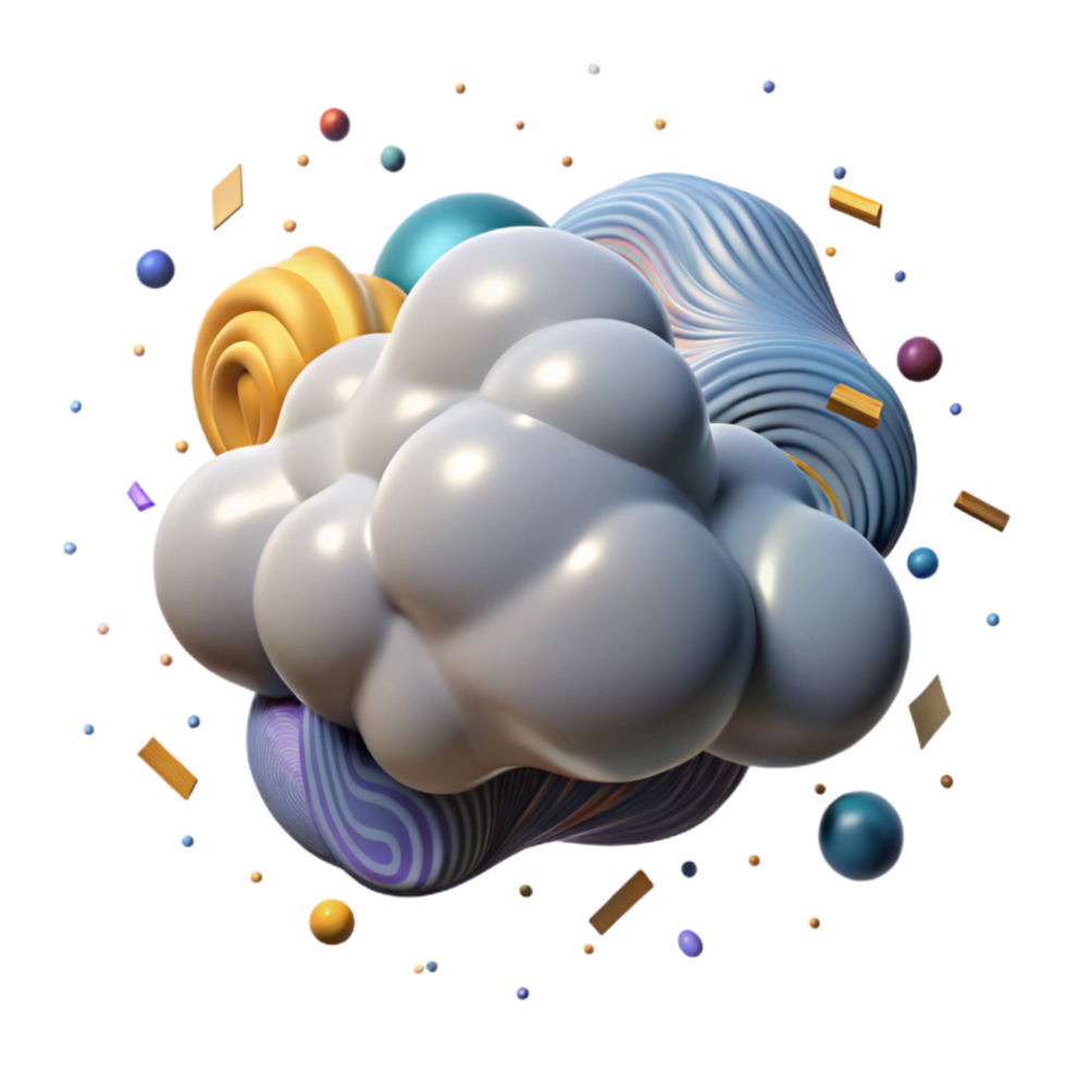 extraordinary abstract Dynamic Cloud Formation with Windswept Appearance png
