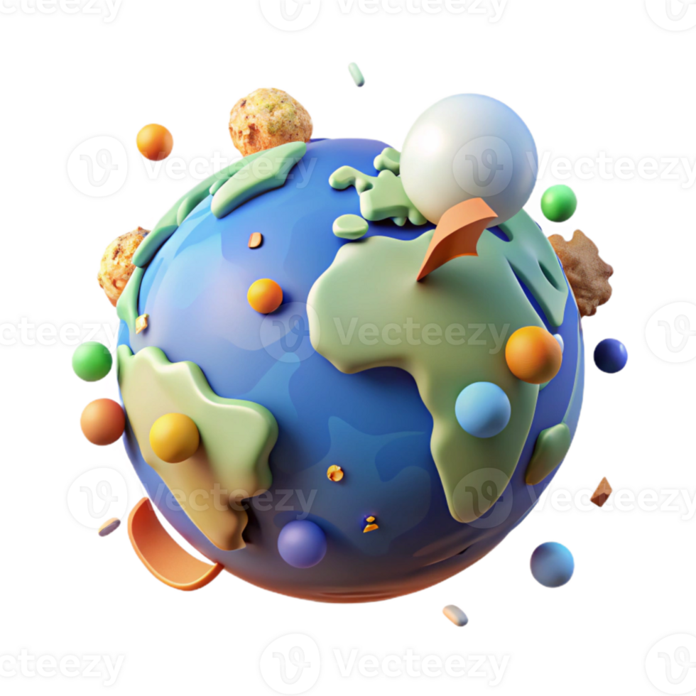 stunning contemporary Global Warming Impact Visualization Isolated Element genuine png