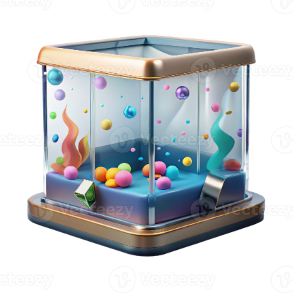 stunning abstract Empty Fish Tank Transparent Background genuine png
