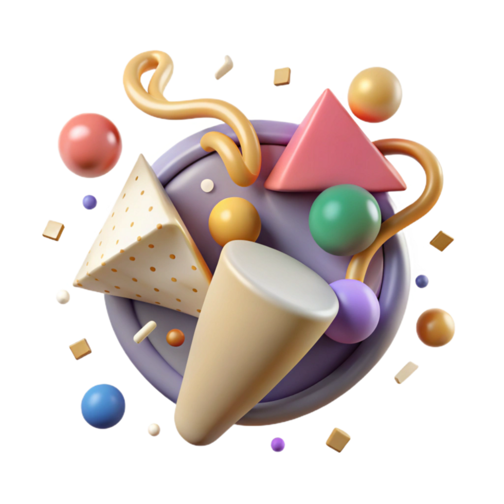 vibrant modern Animated Gif Icon with Transparency Isolated Element detailed png