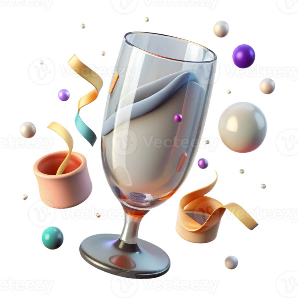 wonderful creative Empty Glass Clear Transparent Cutout Element png