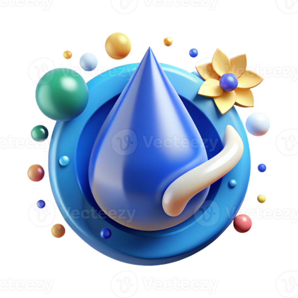 magnificent vintage Clean Water Pledge Icon Cutout Blue Drop high resolution png
