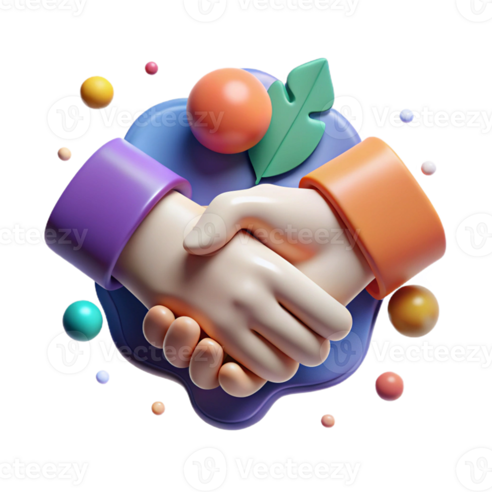 magnificent classic Front View Teamwork Handshake Partnership Cutout Isolated authentic png
