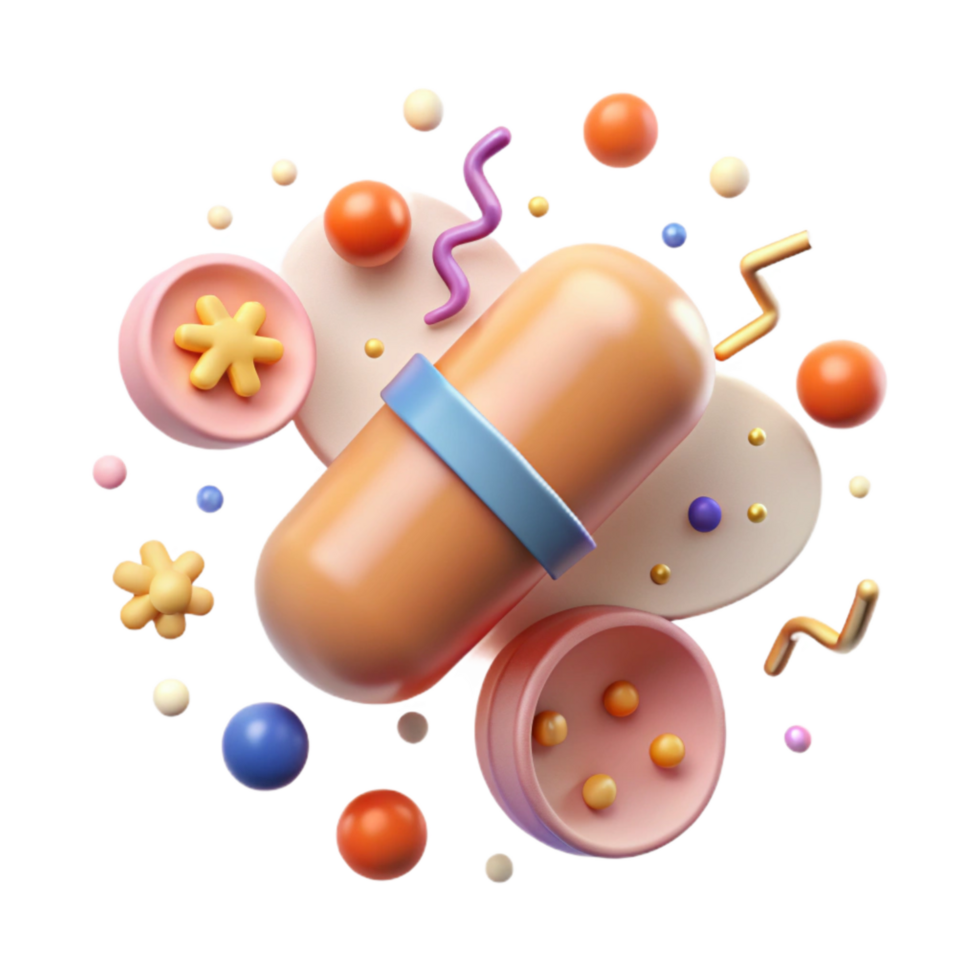 serene modern Antiviral Medication Icon Transparent Background detailed png