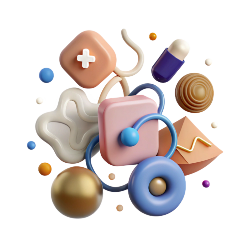 elegant artistic Connected Health Icons Set Minimalist Style high resolution png