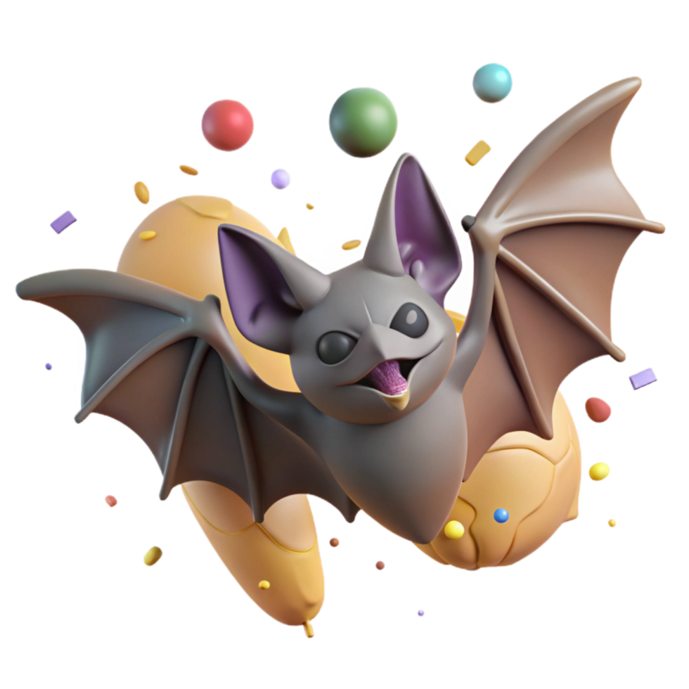 extraordinary modern Cutout of Bat Echolocation Disrupted by Noise Pollution genuine png
