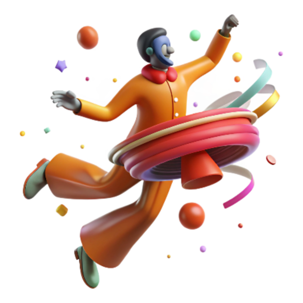 beautiful minimalist Energetic Salsa Spin Isolated with Motion Blur Effect genuine png