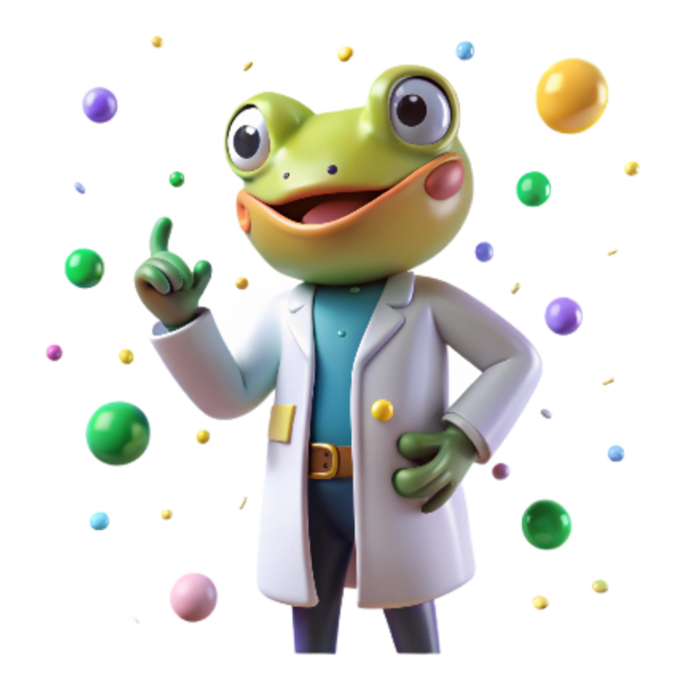 stunning modern Amphibian Research Scientist Cutout Isolated Person in Lab Coat premium png