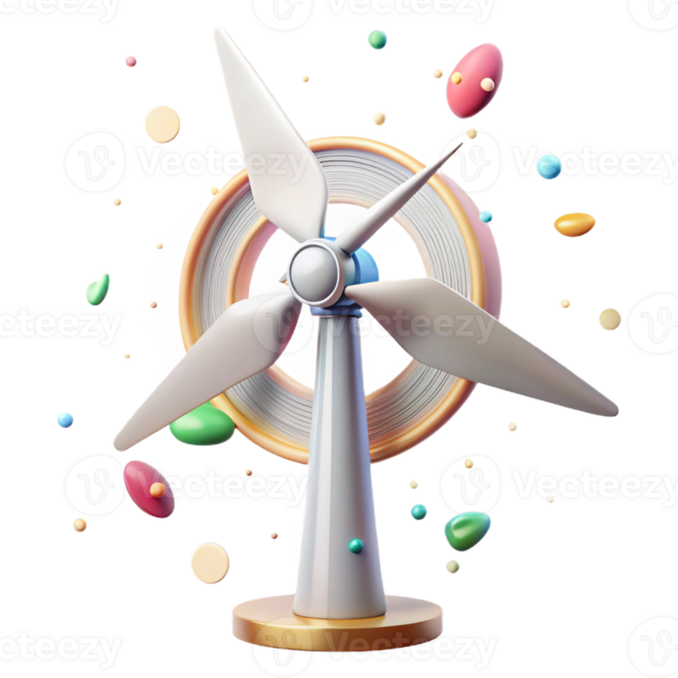 dramatic classic Climate Change Mitigation Technology Wind Turbine Transparent Background premium png