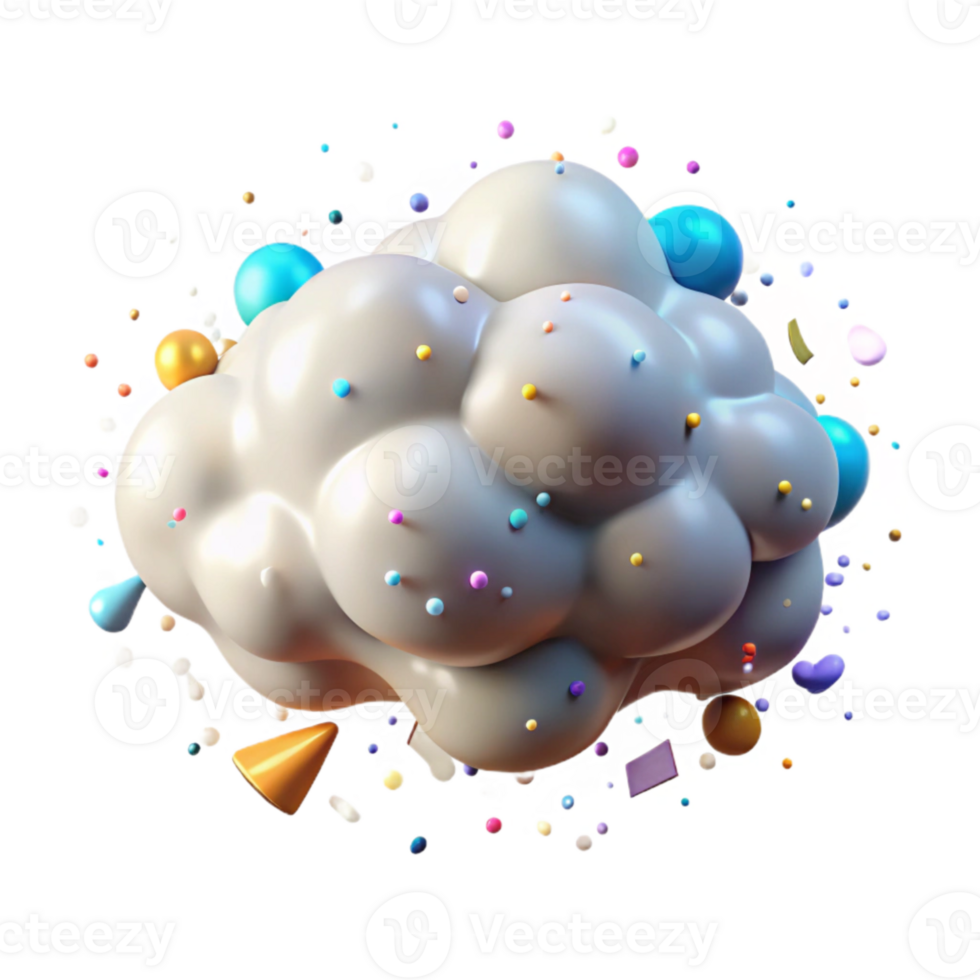 magnificent classic Abstract Cloud Pattern Isolated with Unique Design detailed png