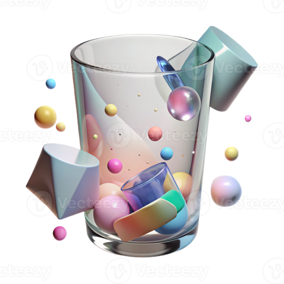 stunning abstract Empty Glass Clear Transparent Cutout Element exclusive png