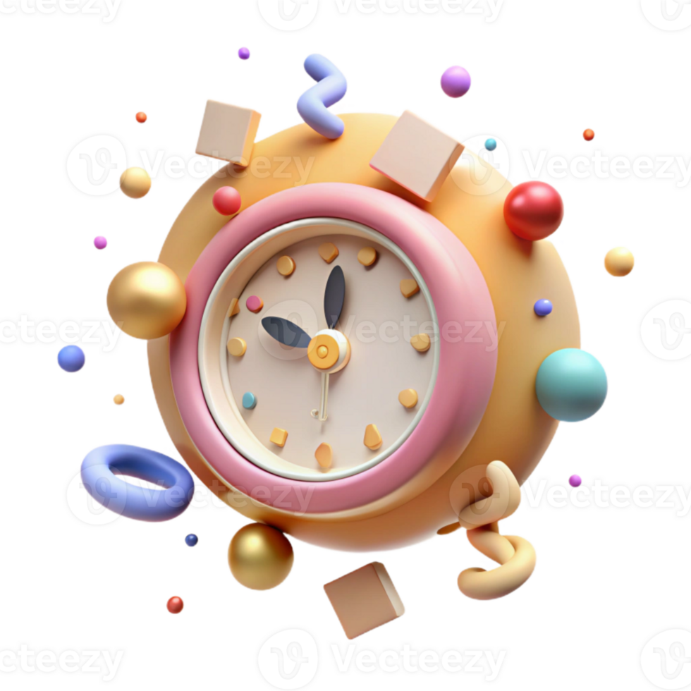 extraordinary modern Animated Clock Ticking Forward Isolated exclusive png