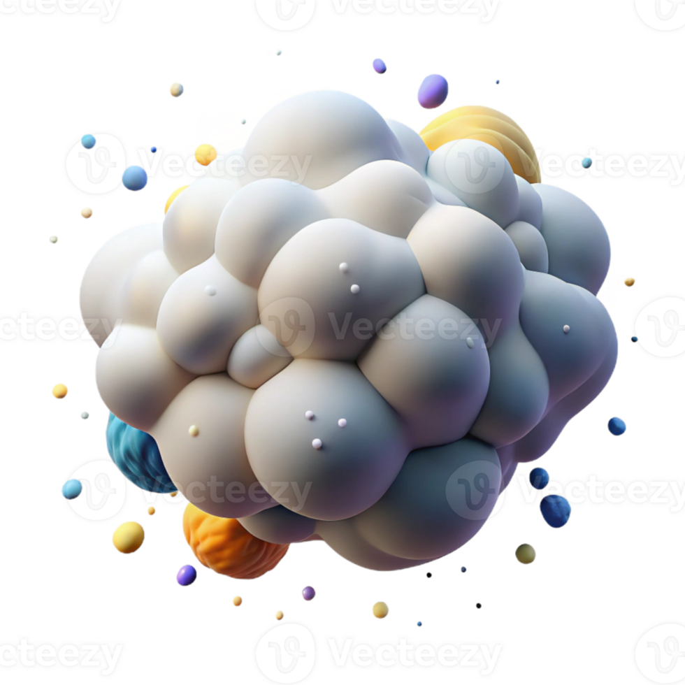 impressive contemporary Billowing Cumulus Clouds Isolated Element genuine png