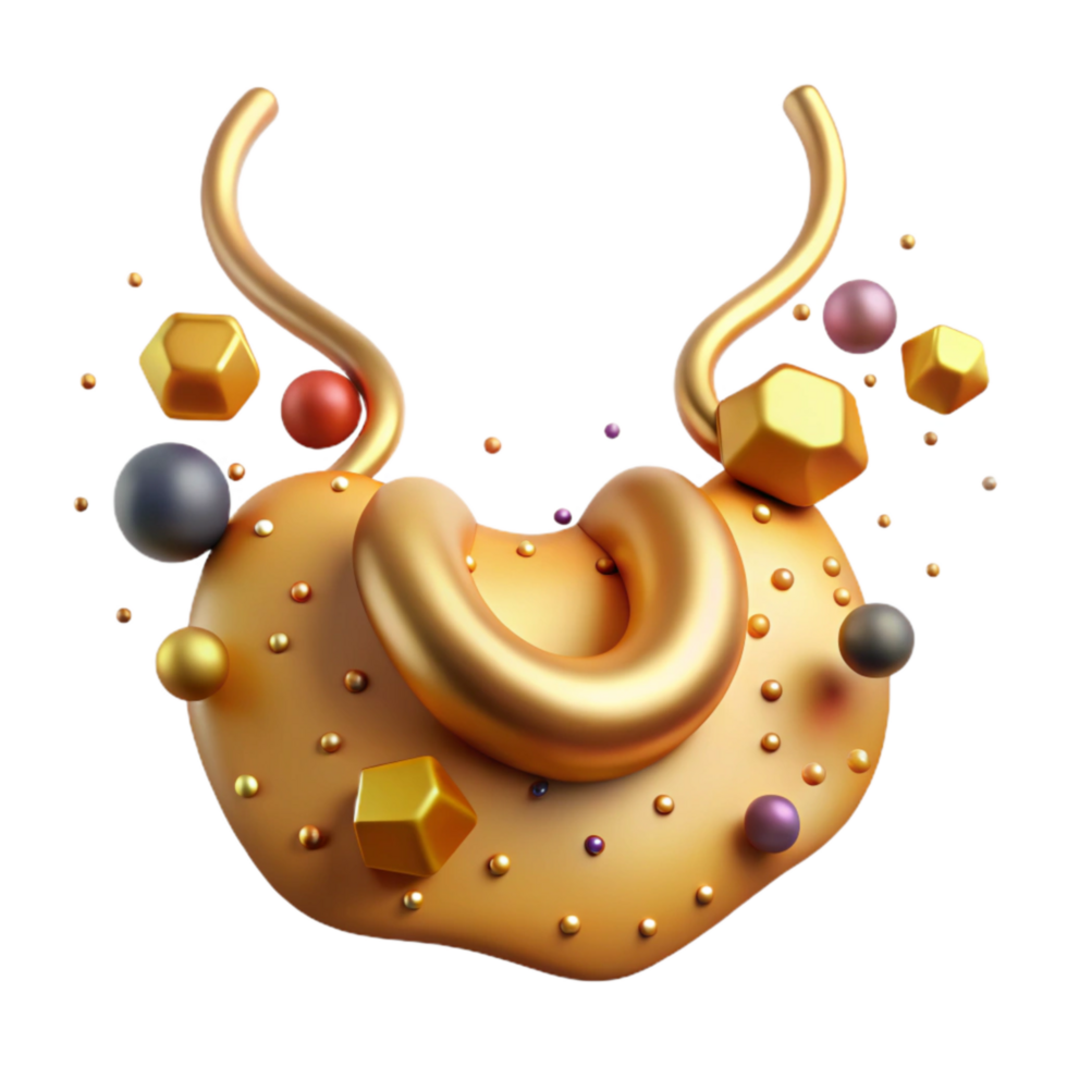 dramatic classic Cultural Treasure Gold Necklace Isolated Transparent detailed png