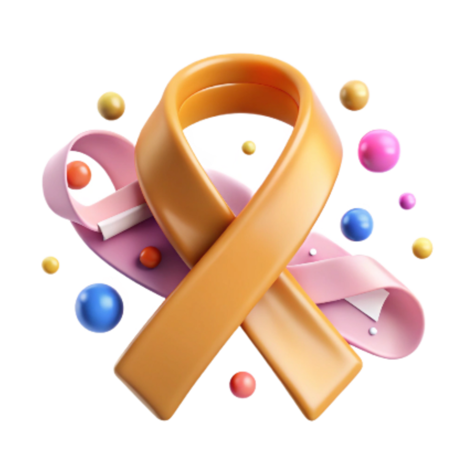 vibrant rustic Endangered Species Awareness Ribbon Isolated Cutout detailed png