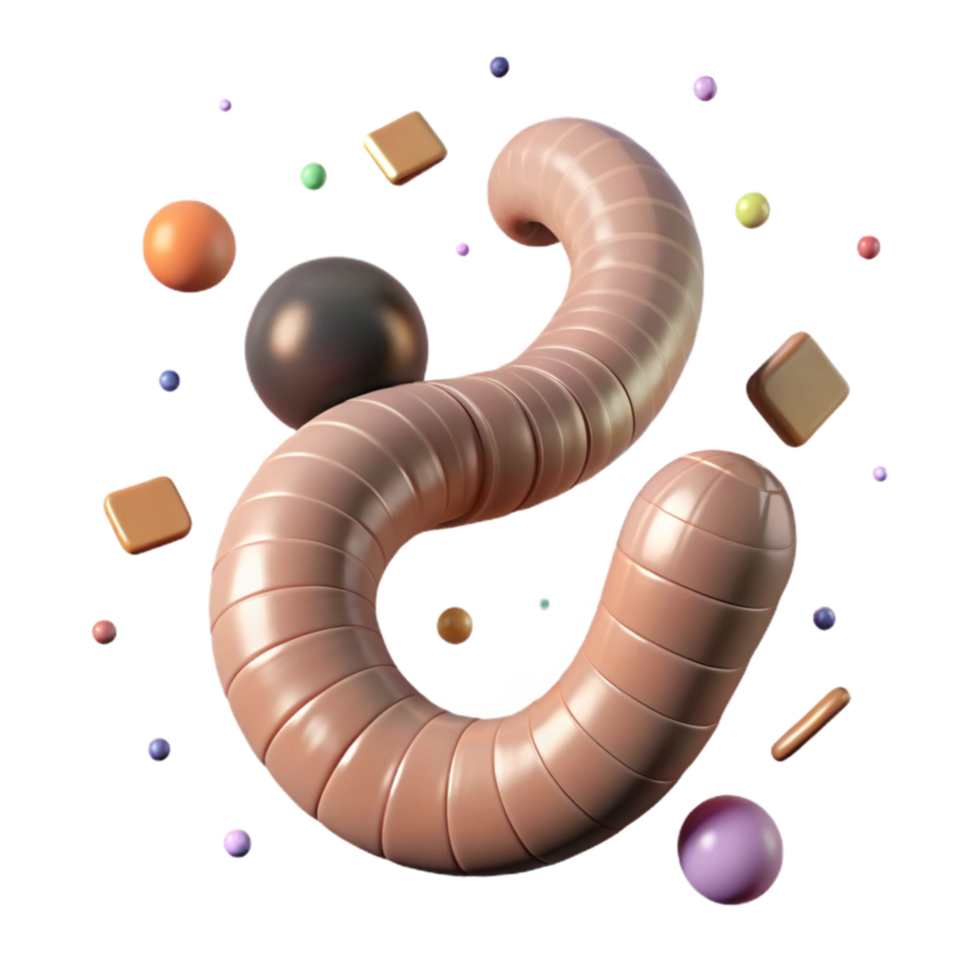 impressive traditional Earthworm Segmented Body Transparent original png