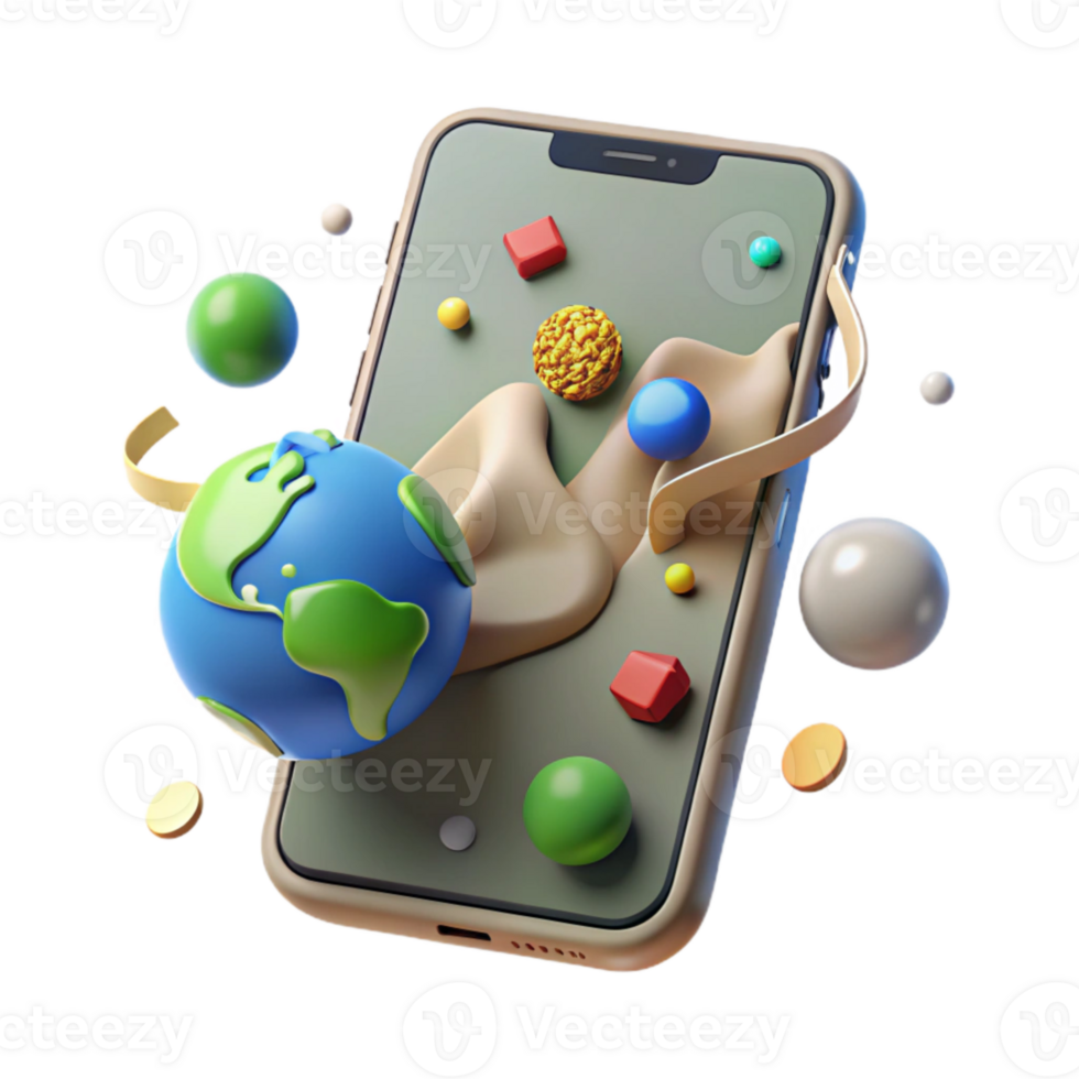 magnificent modern Environmental Data Display on Tablet Cutout professional png
