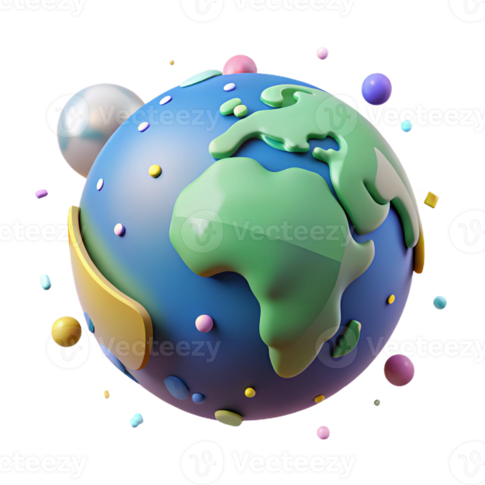 stunning artistic Globe with Environmental Data Overlay Cutout Element authentic png