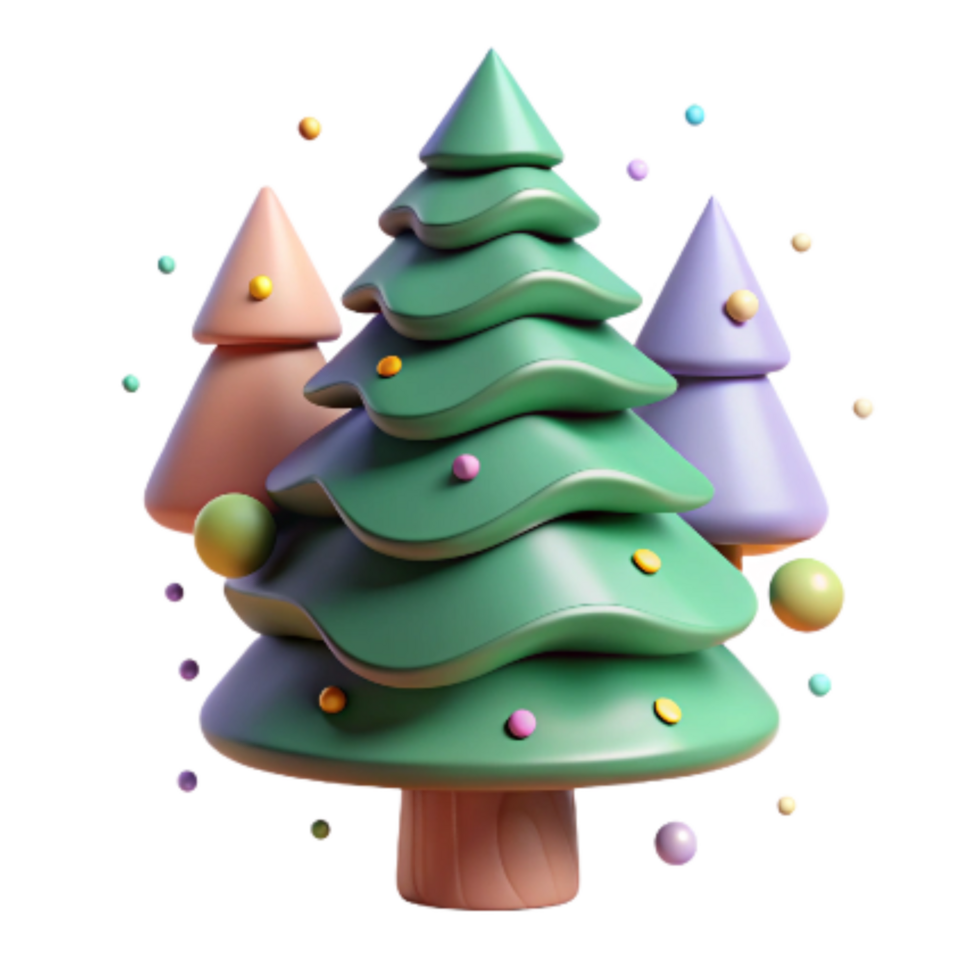 wonderful vintage Forest Pine Tree Isolated Element exclusive png