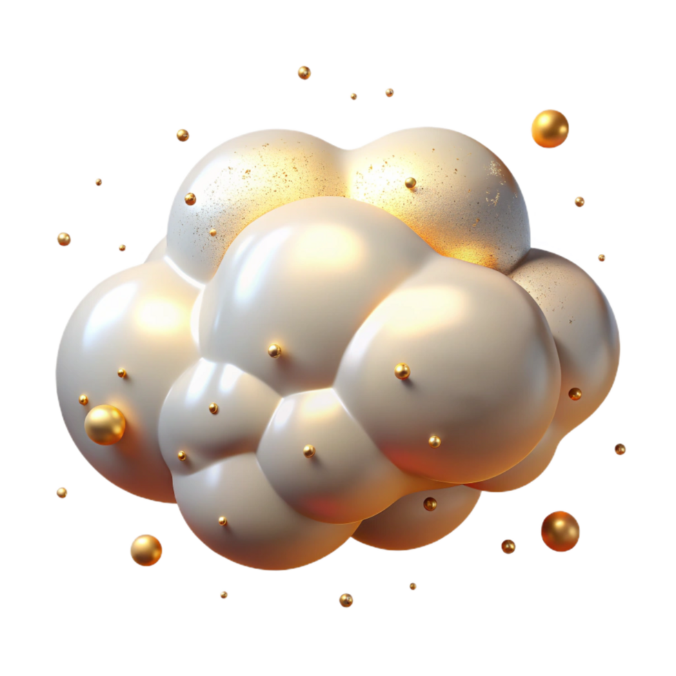 elegant minimalist Cloud with Subtle Texture Detail Cutout authentic png