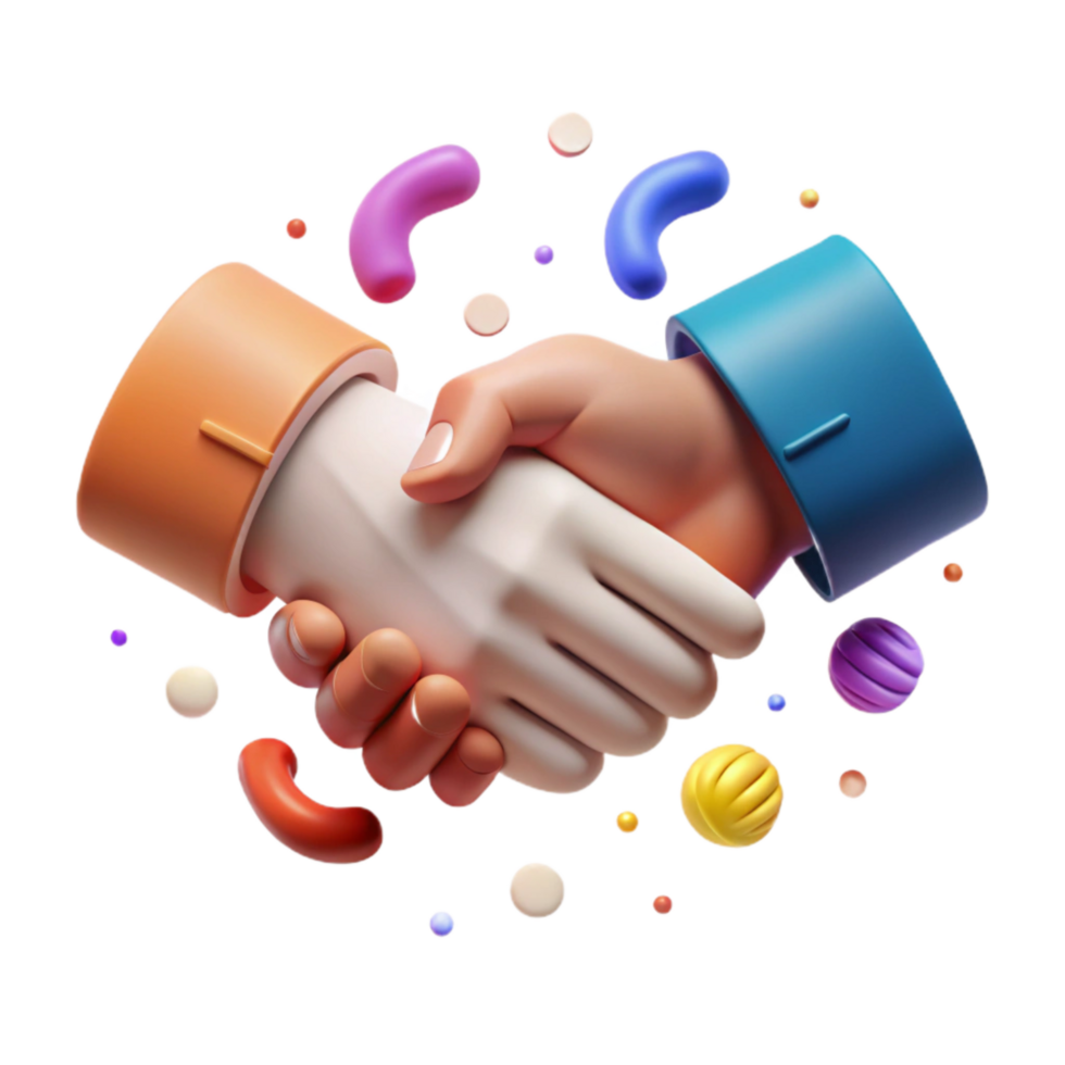 impressive traditional Close Up Teamwork Handshake Agreement Cutout Isolated professional png
