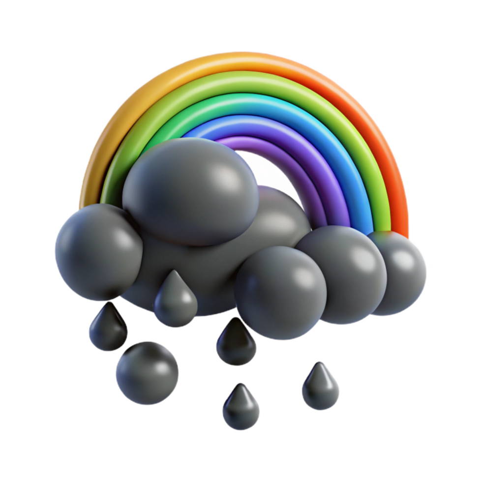 vibrant abstract Dark Gray Rain Cloud Cutout high quality png