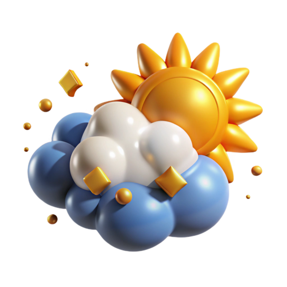 beautiful rustic Bright Sunbeam Through Clouds Cutout Element high resolution png