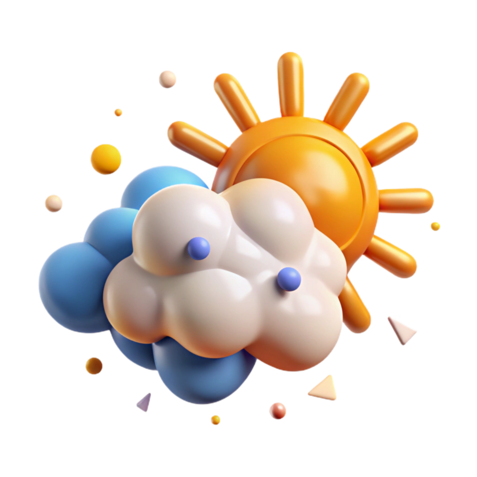 beautiful traditional Bright Sunbeam Through Clouds Cutout Element professional png