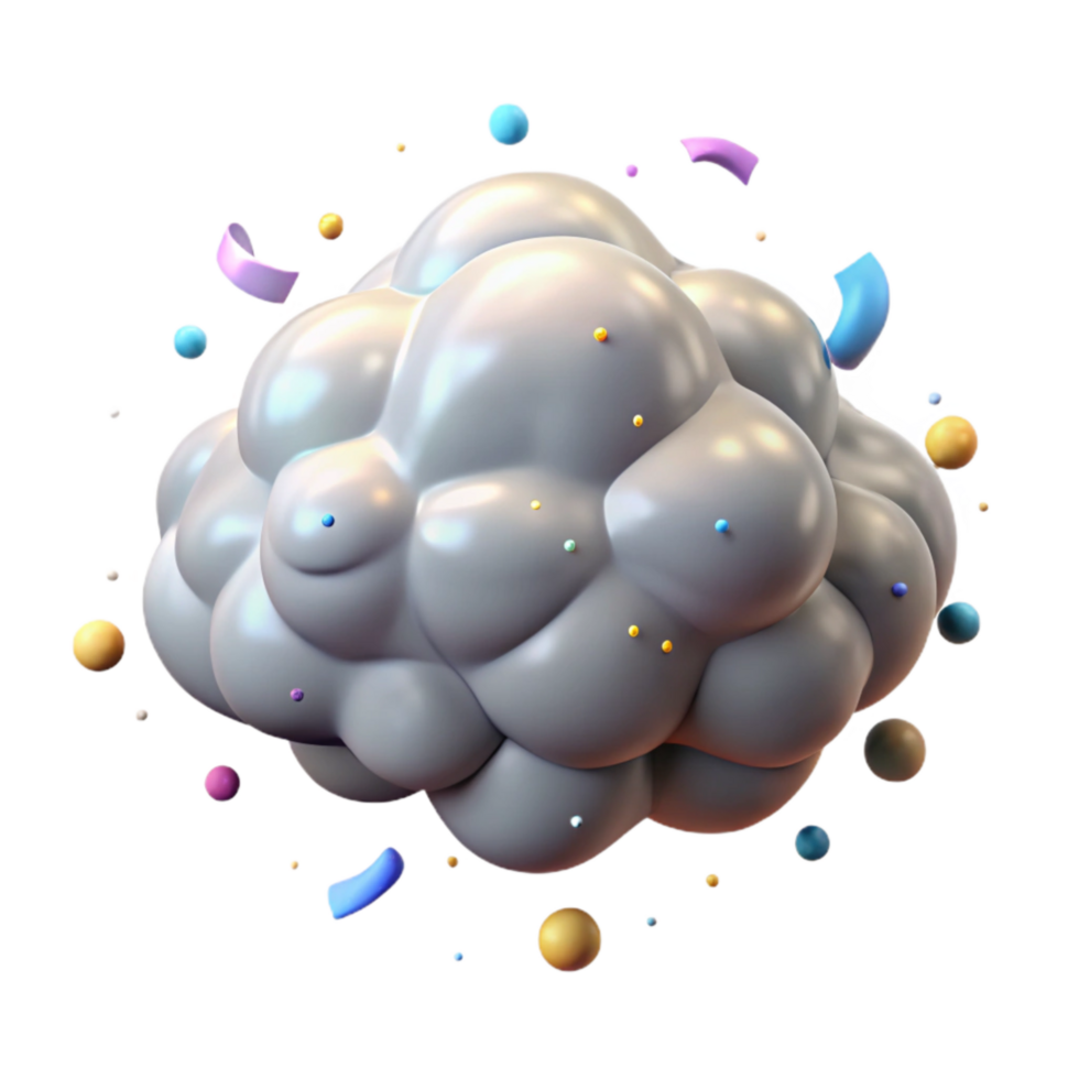 impressive abstract Detailed Cloud with High Altitude Perspective original png