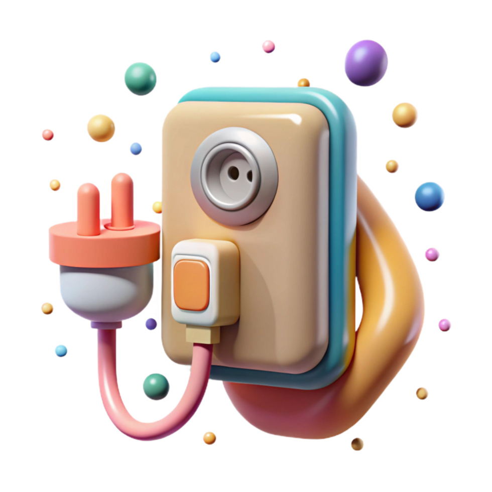 extraordinary artistic Cutout Electric Car Charging Station original png