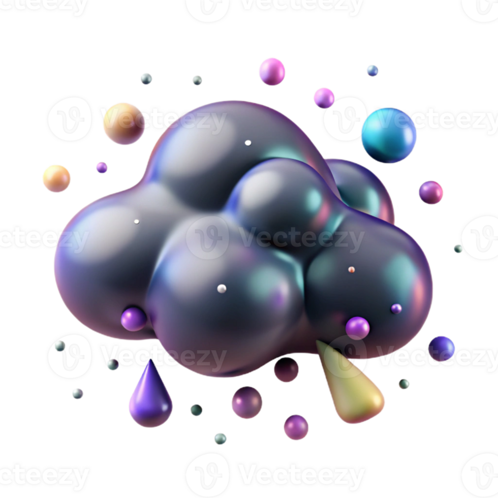 impressive creative Abstract Cloud Swirl with Pastel Colors Cutout professional png