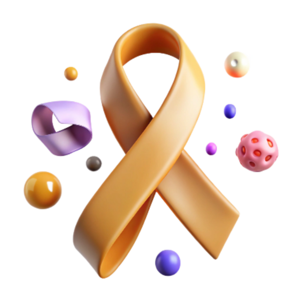 dramatic abstract Endangered Species Awareness Ribbon Isolated Cutout original png