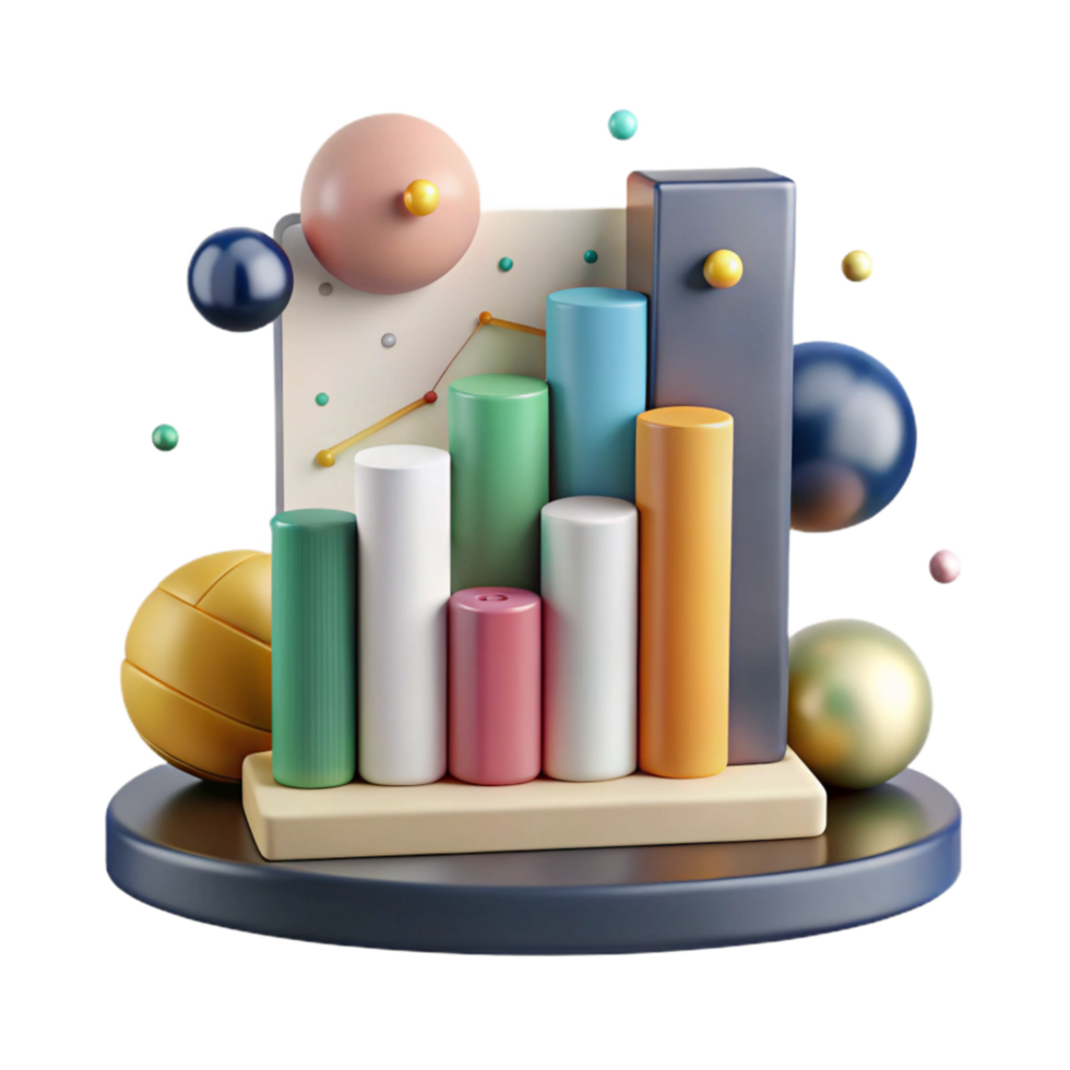 extraordinary traditional Bar Graph Showing Environmental Data Isolated Element original png