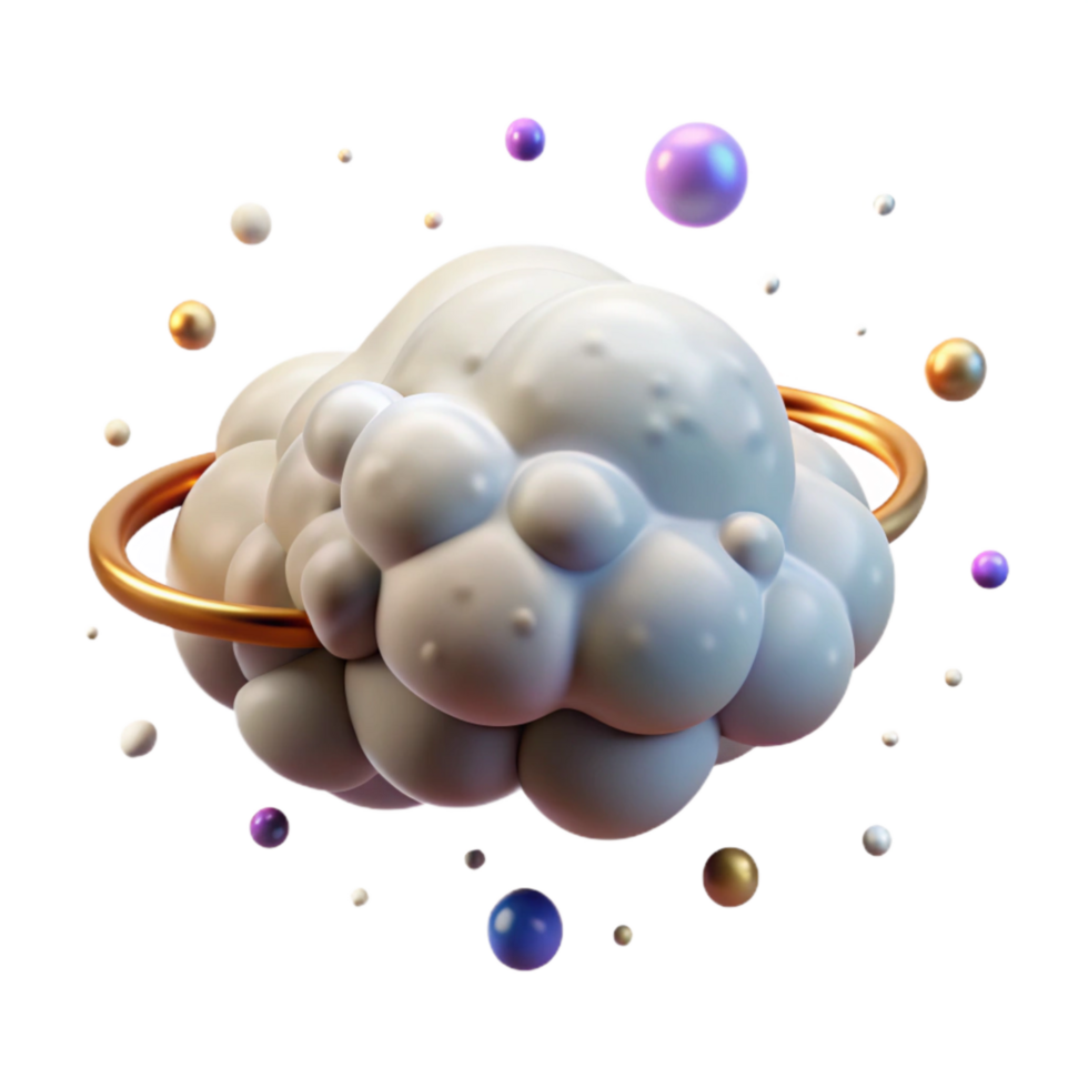 wonderful rustic Cloud with Halo Effect Transparent Background high quality png