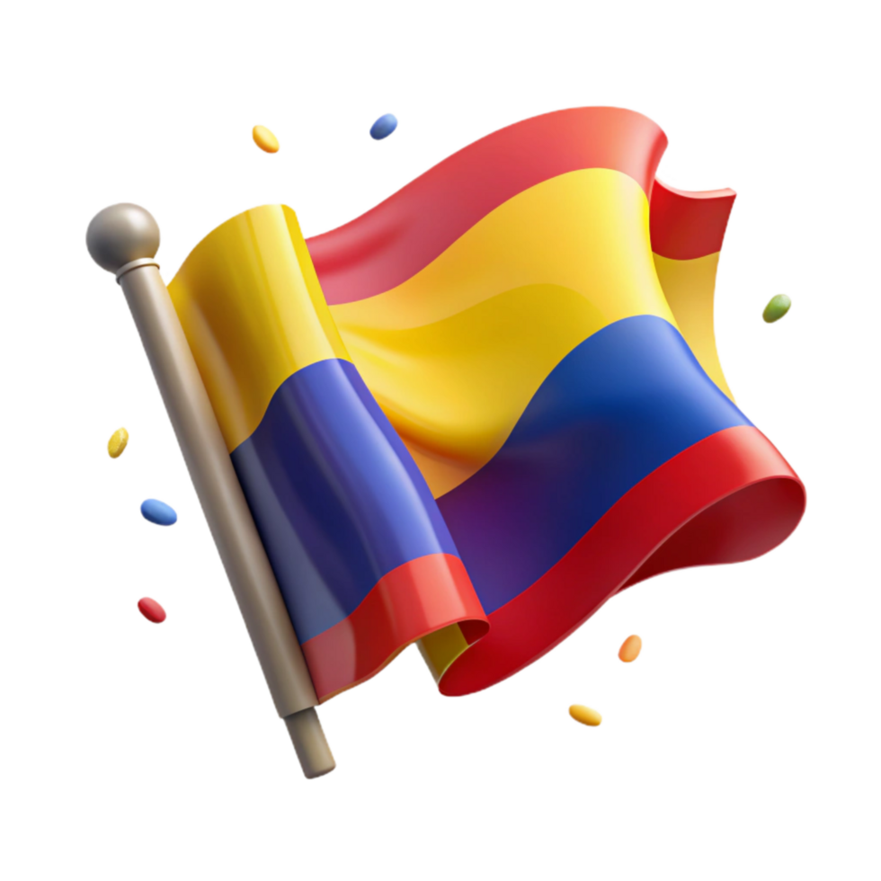 wonderful rustic Colorful National Flag Cutout with Vibrant Hues genuine png