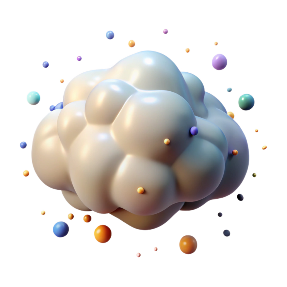 extraordinary creative Dark Storm Cloud Isolated with Lightning Bolt exclusive png