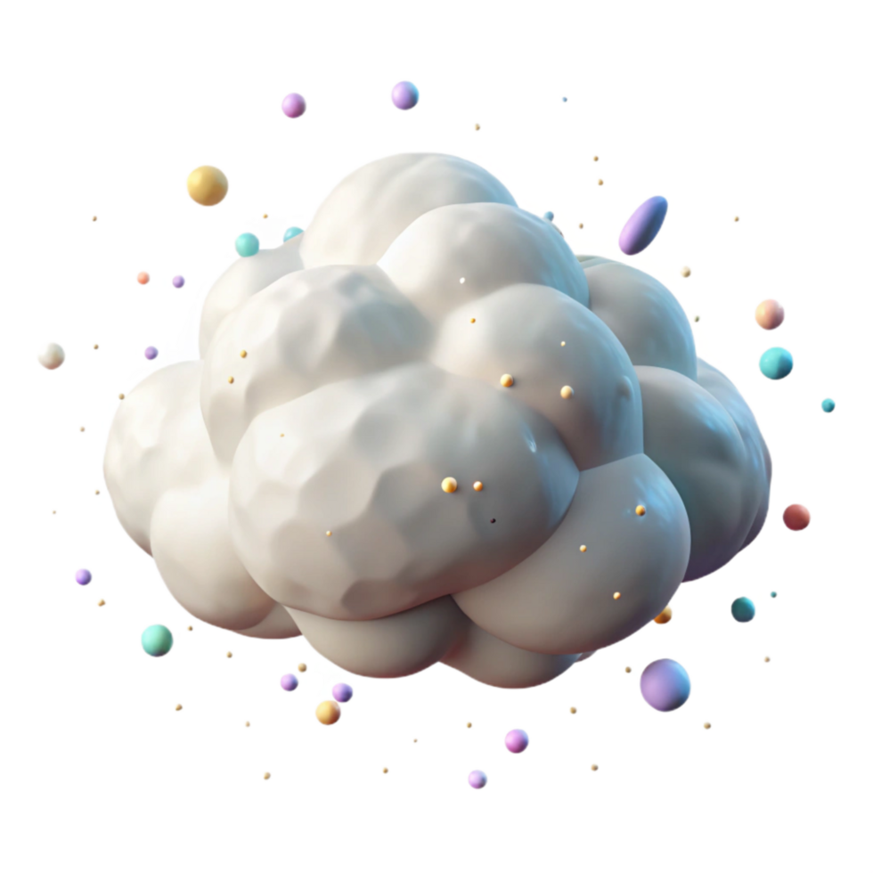 beautiful abstract Cloud Texture Soft White Transparent Background original png