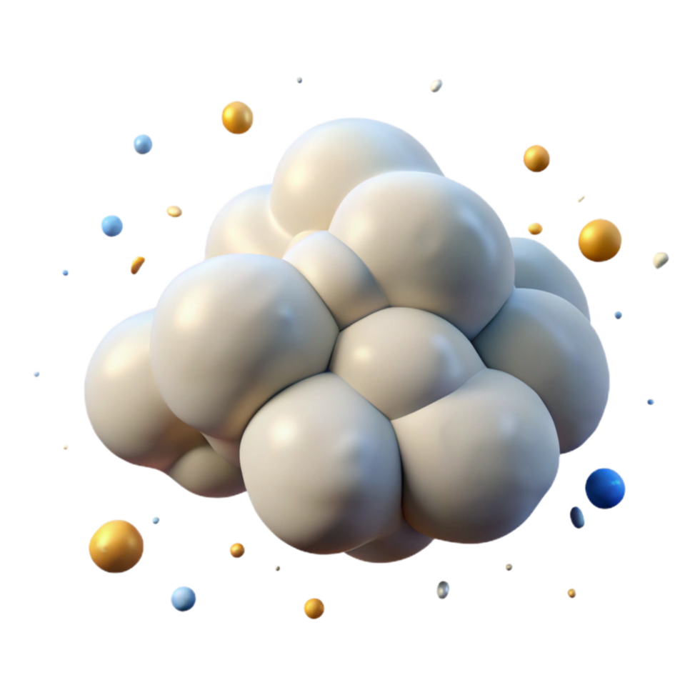 beautiful minimalist Clouds in Sky Cutout Isolated exclusive png