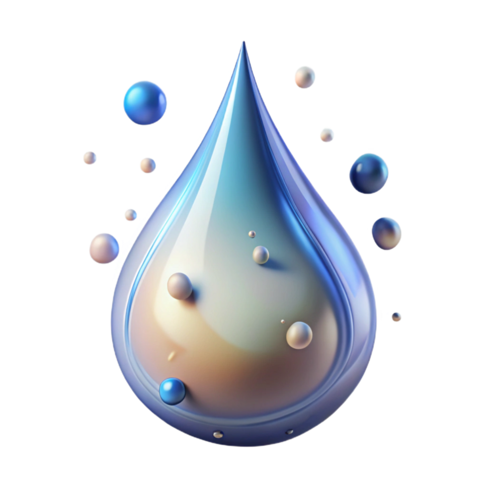 magnificent minimalist Clean Water Drop Splashing Isolated professional png