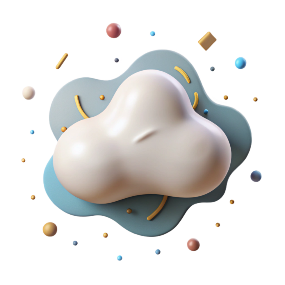 extraordinary rustic Cloud with Transparent Background Isolated Element png