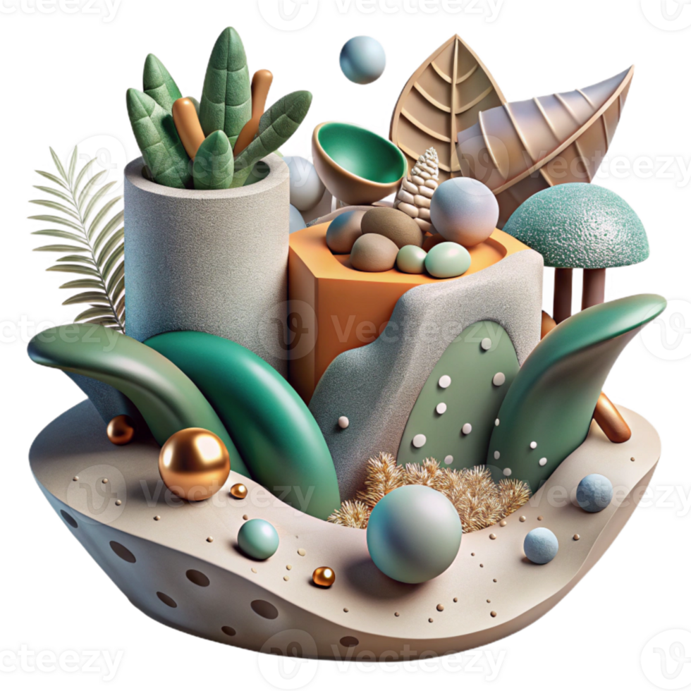 impressive minimalist Mining Waste Impact Plant Life Isolated Element Withered Foliage exclusive png