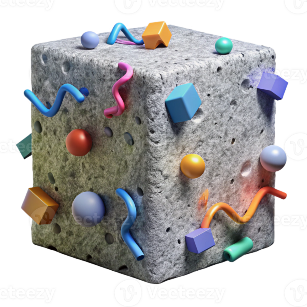 beautiful contemporary Gray Concrete Texture Isolated with Rough Surface genuine png