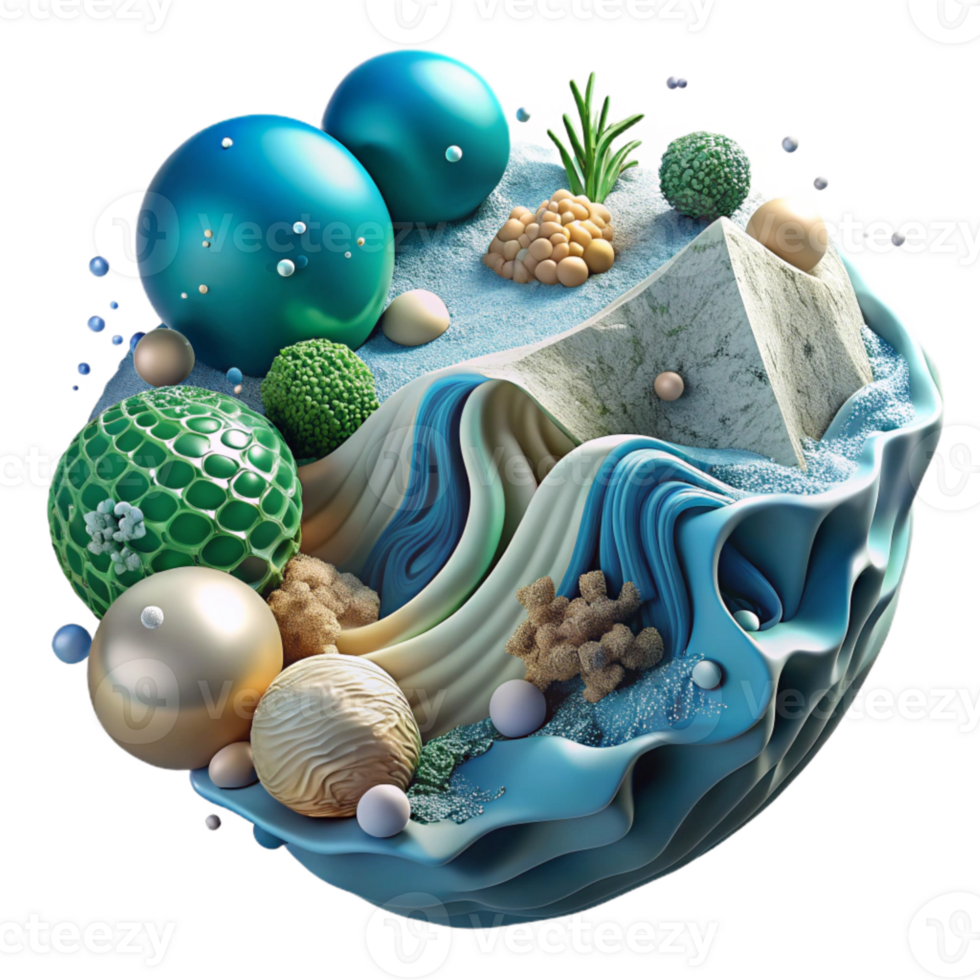 wonderful minimalist Ocean Acidification Threatening Marine Biodiversity Cutout Element genuine png