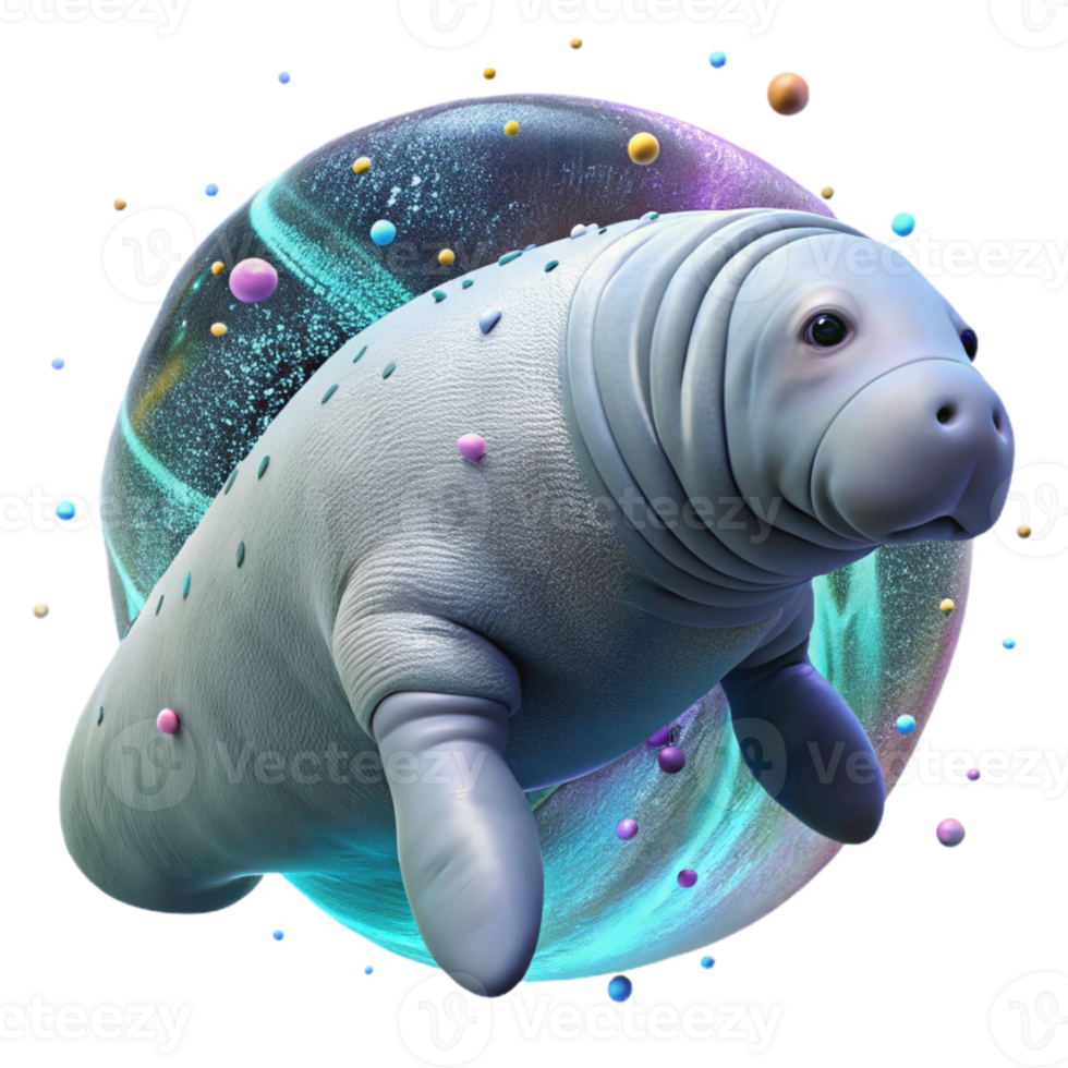 extraordinary rustic Infrared Drone Imaging Manatee Isolated genuine png
