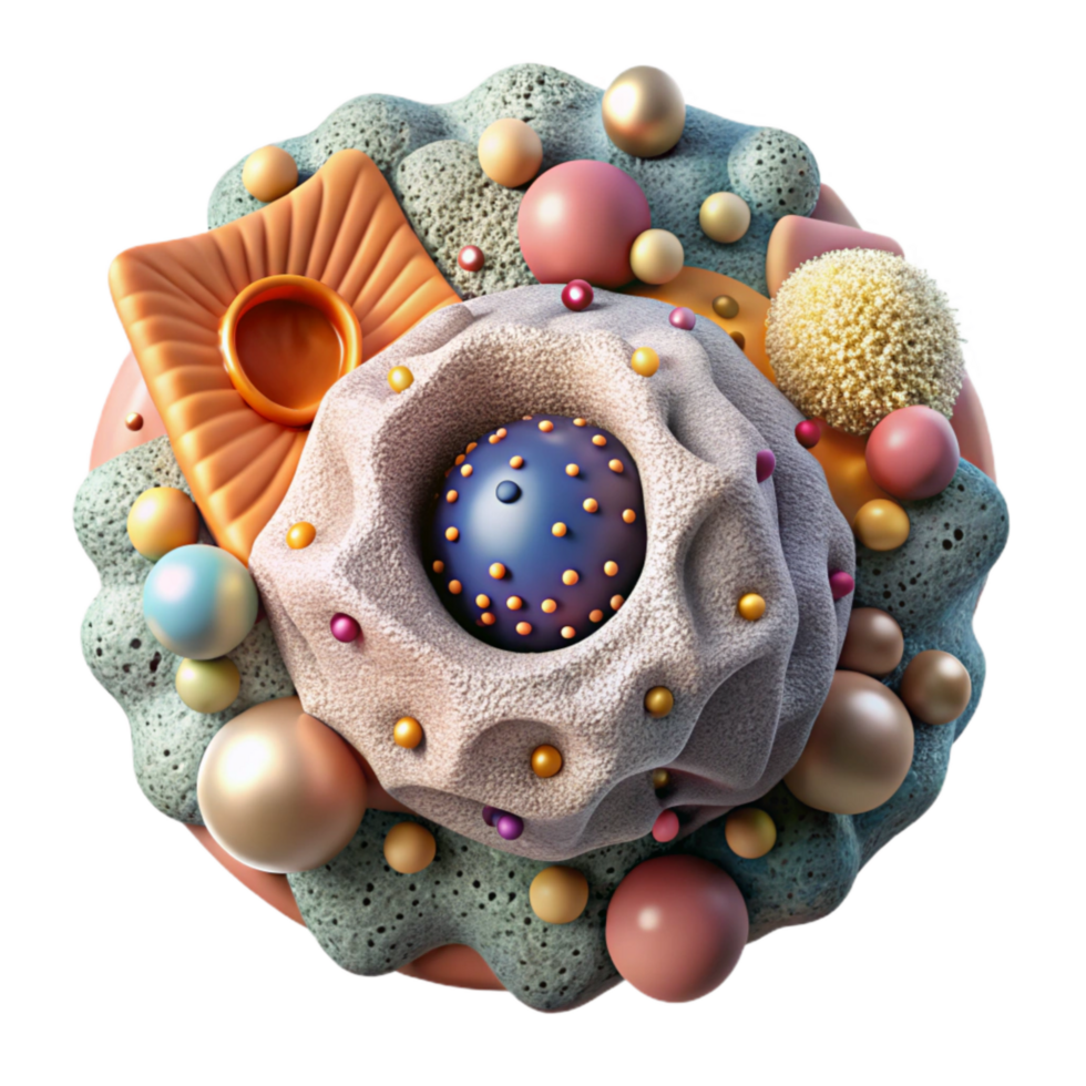 beautiful traditional Microscopic Cell Structure Detail Transparent Cutout exclusive png