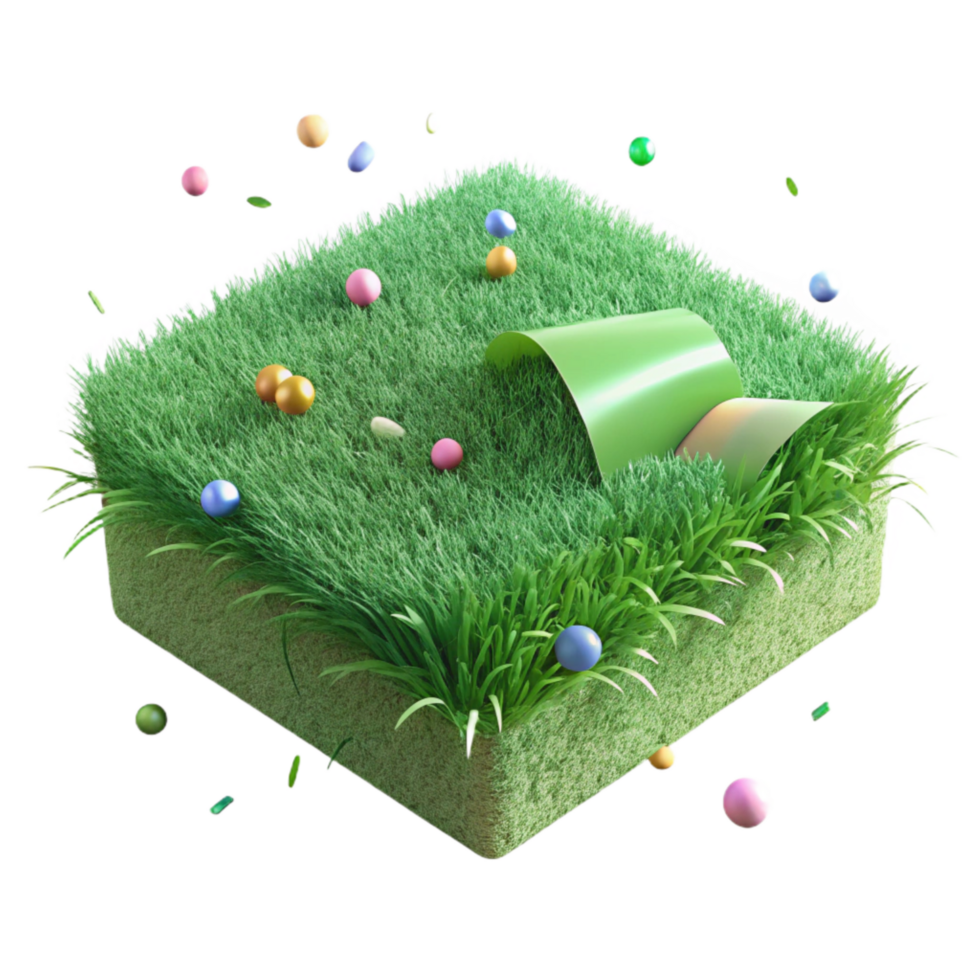elegant traditional Light Green Grass Texture with Transparent Background genuine png