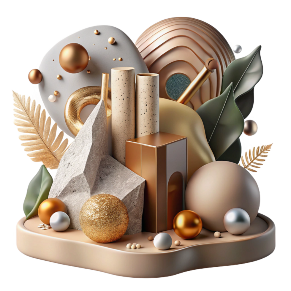serene vintage Mining Waste Impact Plant Life Isolated Element Withered Foliage high quality png
